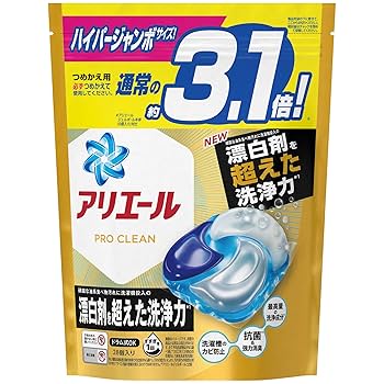 Amazon.co.jp: アリエール 洗濯洗剤 ジェルボール4D プロ